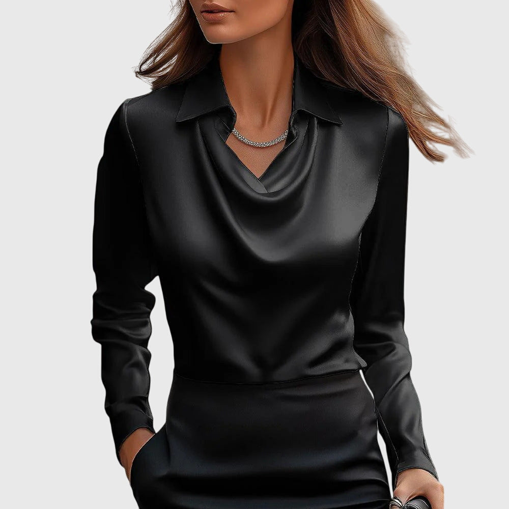 Lena™ | Blouse Satinée