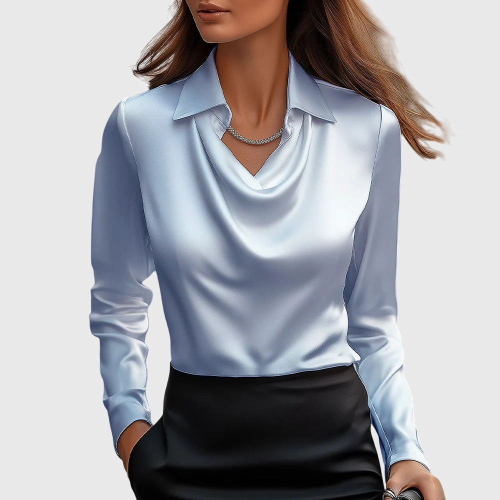Lena™ | Blouse Satinée
