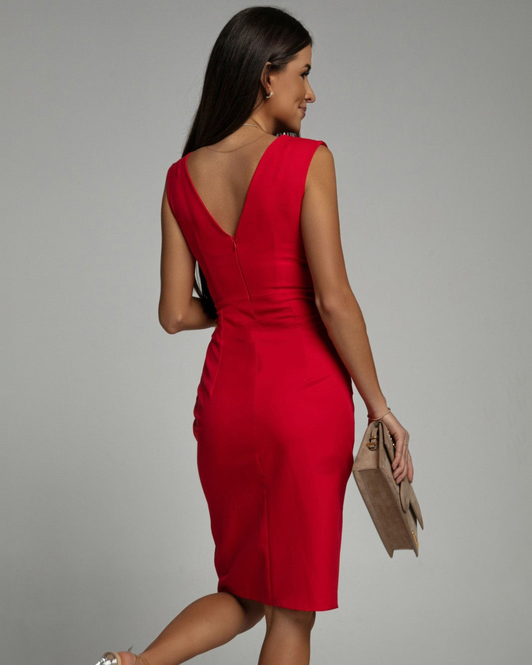 Eva™ | Robe Midi aux Accents Féminins
