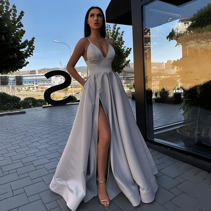 Sarah™ | Robe de Soirée de Luxe avec Fente Haute