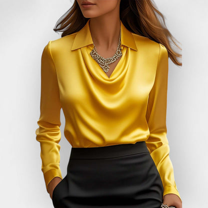 Lena™ | Blouse Satinée