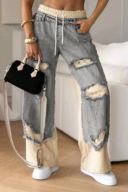 Nora™ | Jean Streetwear Superposé