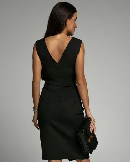 Eva™ | Robe Midi aux Accents Féminins