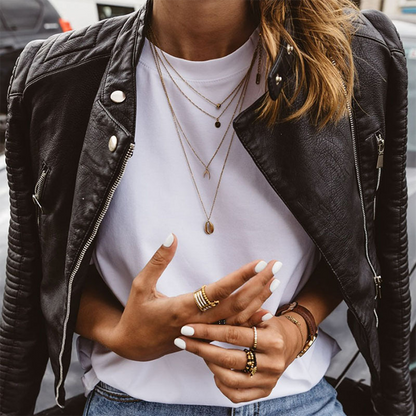 Melissa™ | Veste Biker en Cuir Véritable de Luxe