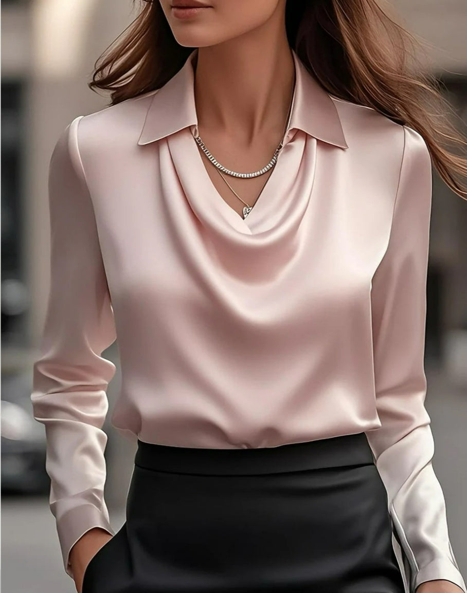 Lena™ | Blouse Satinée